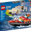New Lego-City 60373 - Barco De Resgate Dos Bombeiros