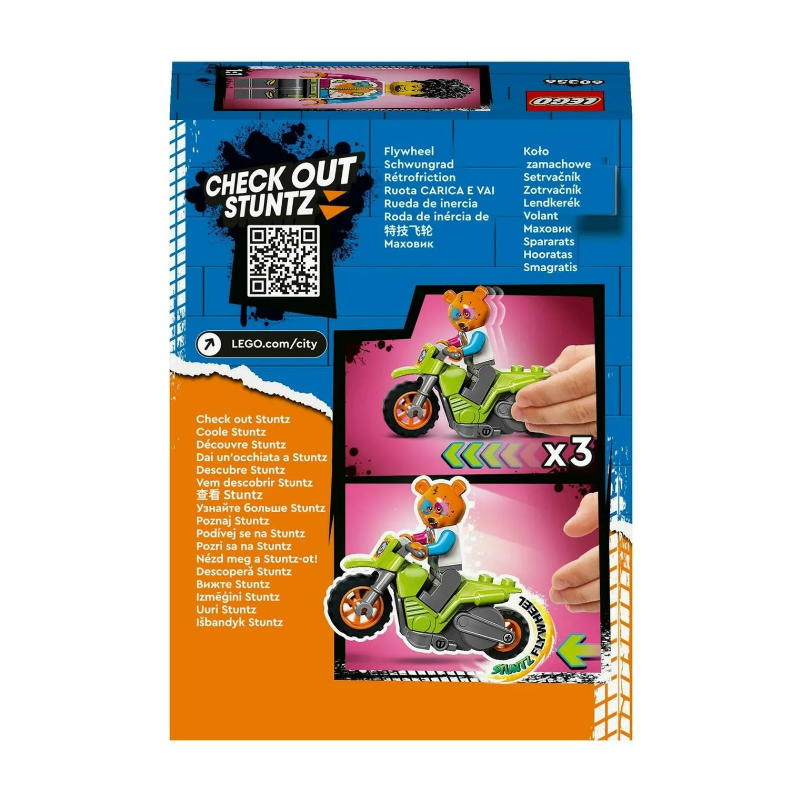 Lego-City 60356 - Mota de Acrobacias do Urso