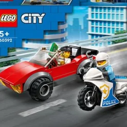 Lego-City 60392 - Perseguição de Mota e Carro da Polícia