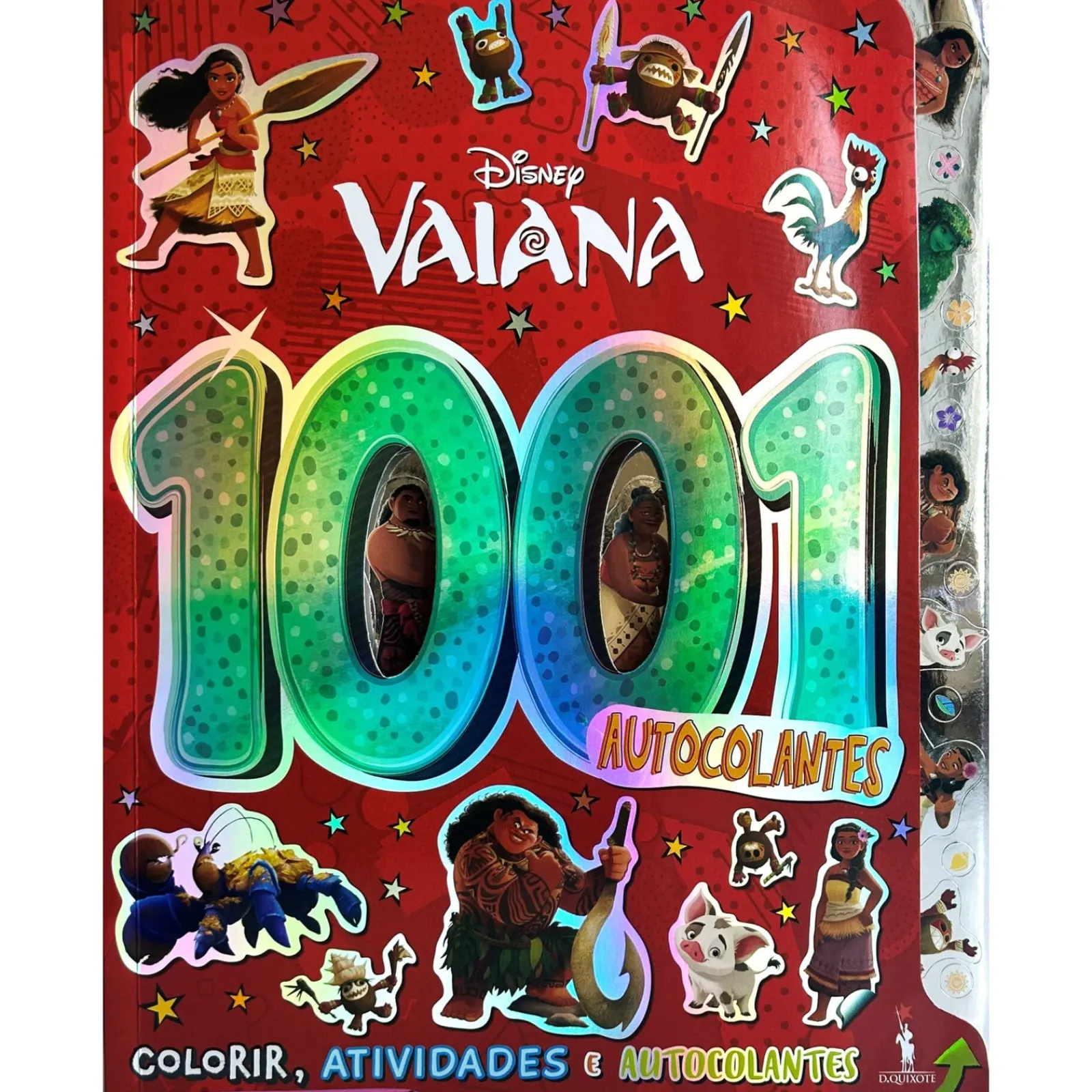 Dom Quixote 1001 Autocolantes - Vaiana de Disney