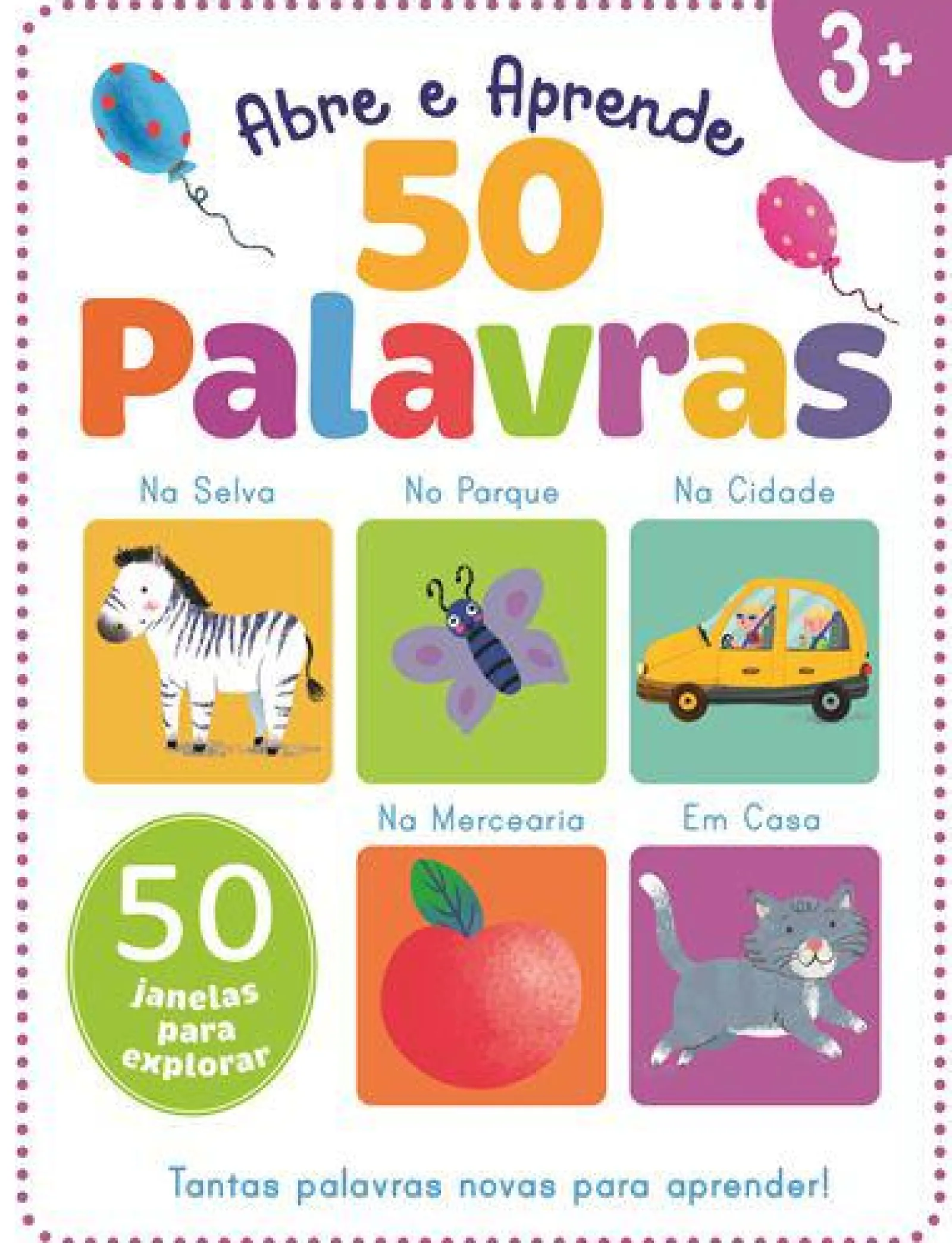 New Joybooks 50 Palavras de Emma Munro Smith - Abre e Aprende