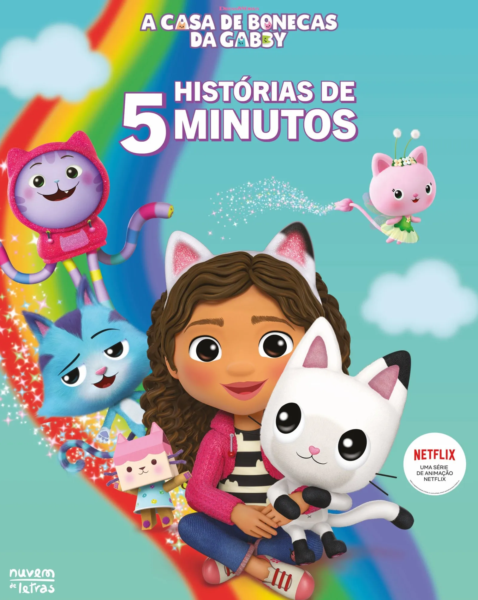 Discount Nuvem De Letras A Casa de Bonecas da Gabby: Histórias de 5 Minutos de Dreamworks