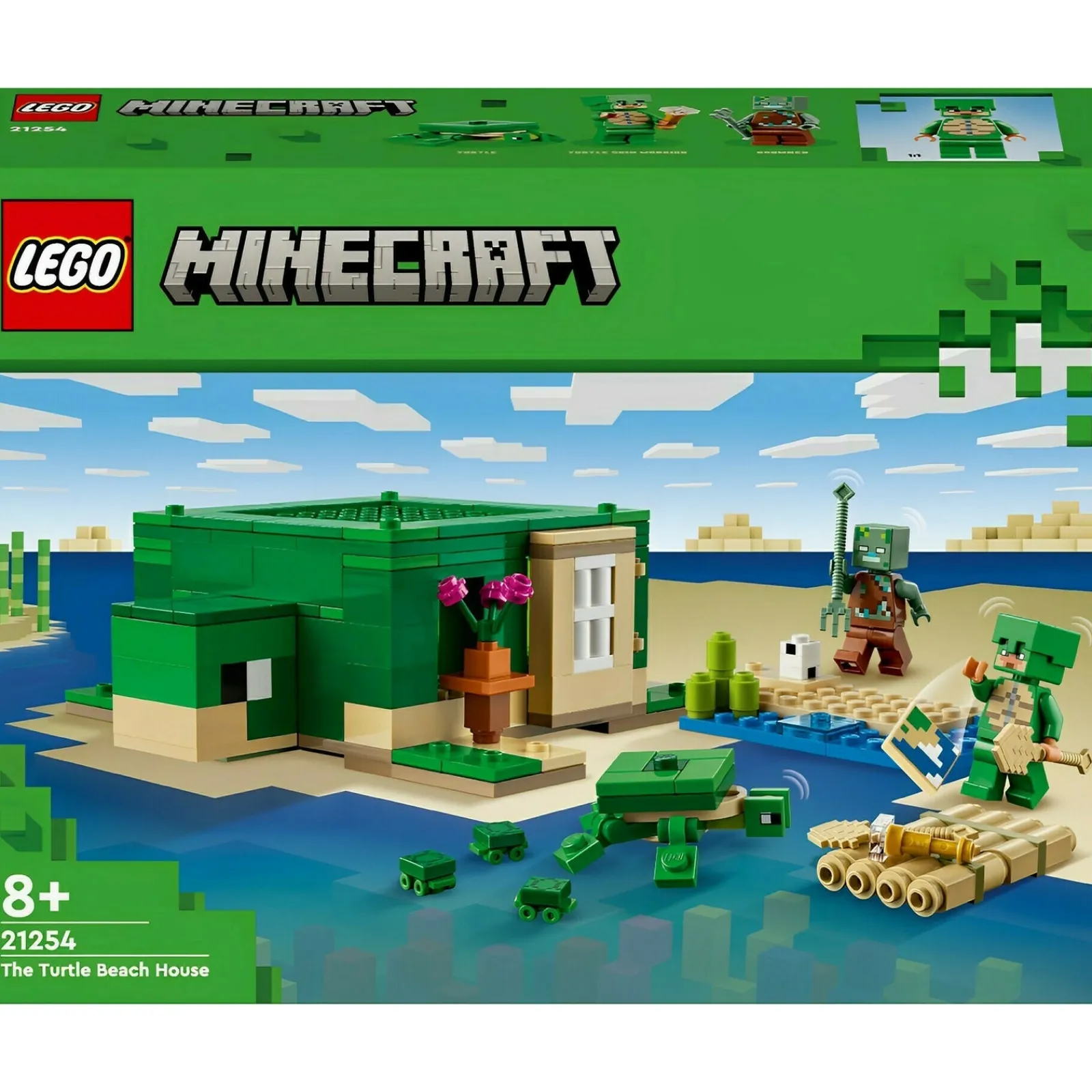 Lego-Minecraft A Casa de Praia Tartaruga