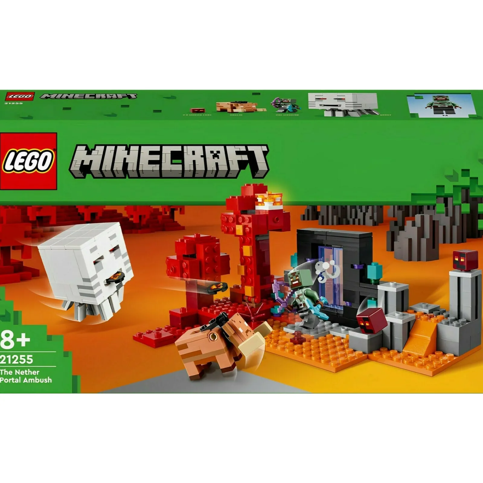 Lego-Minecraft A Emboscada do Portal do Nether