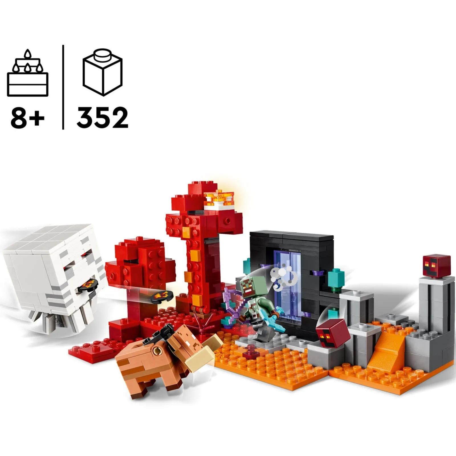 Lego-Minecraft A Emboscada do Portal do Nether