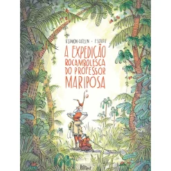 Nuvem De Letras A Expedição Rocambolesca do Professor Mariposa de Vanessa Simon-Catelin