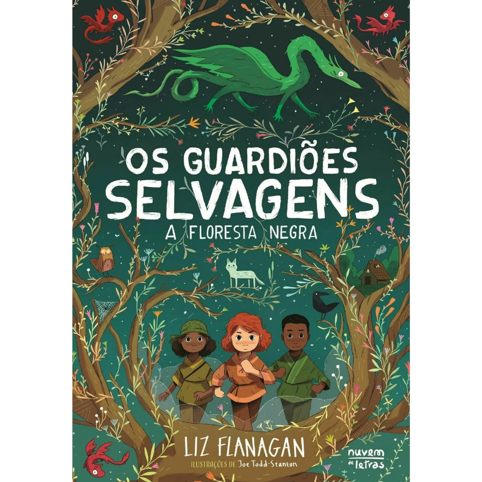 Nuvem De Letras A Floresta Negra de Liz Flanagan