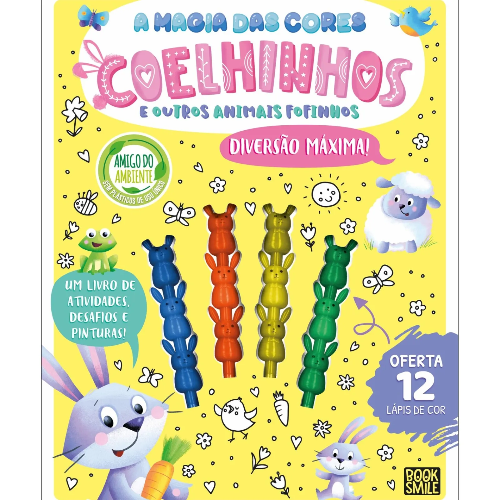 Clearance Booksmile A Magia das Cores: Coelhinhos e Outros Animais Fofinhos