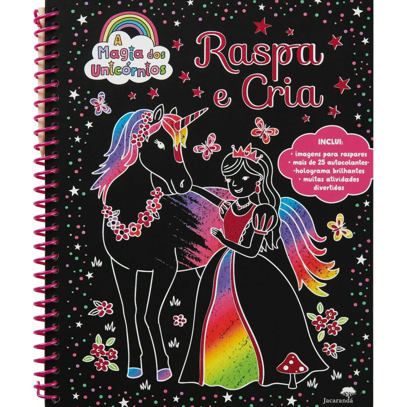 Discount Jacaranda A Magia dos Unicornios - Raspa e Cria de RASPA E CRIA