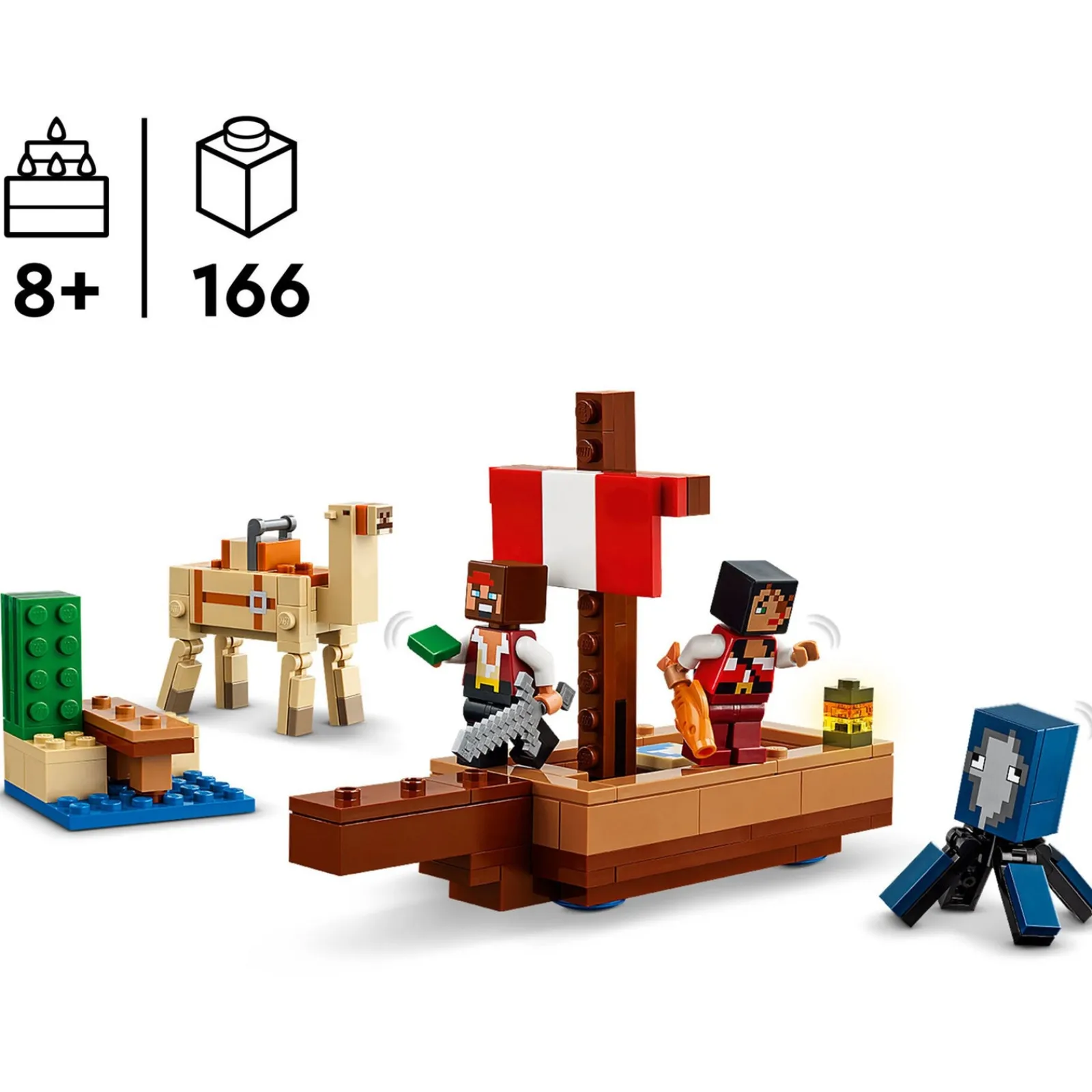 Lego-Minecraft A Viagem do Barco Pirata
