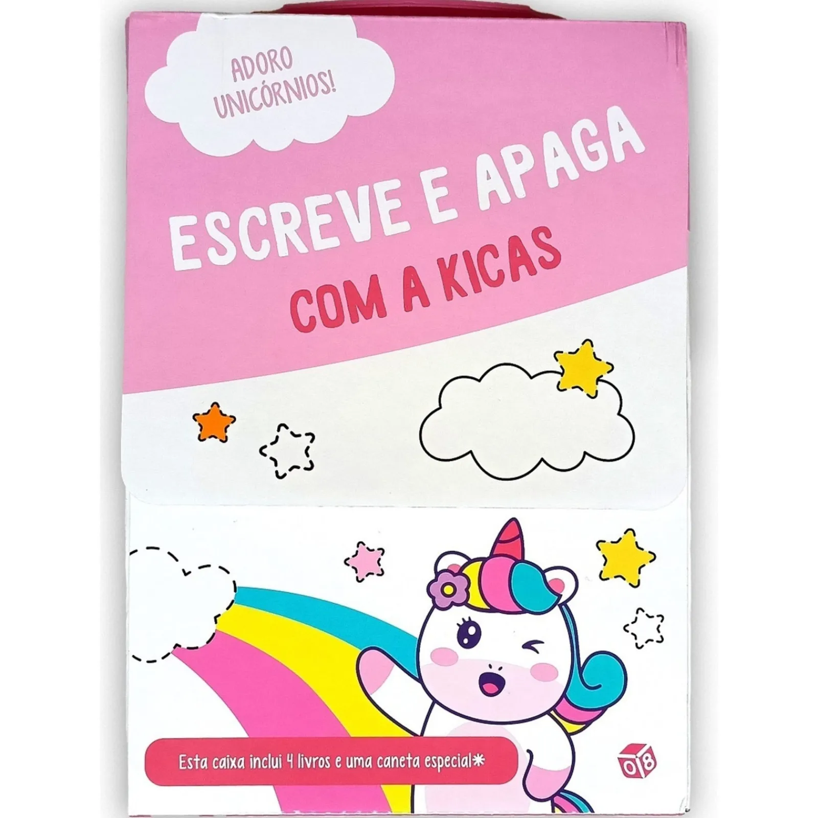 Zero A Oito Adoro Unicórnios!- Escreve e Apaga com a Kicas