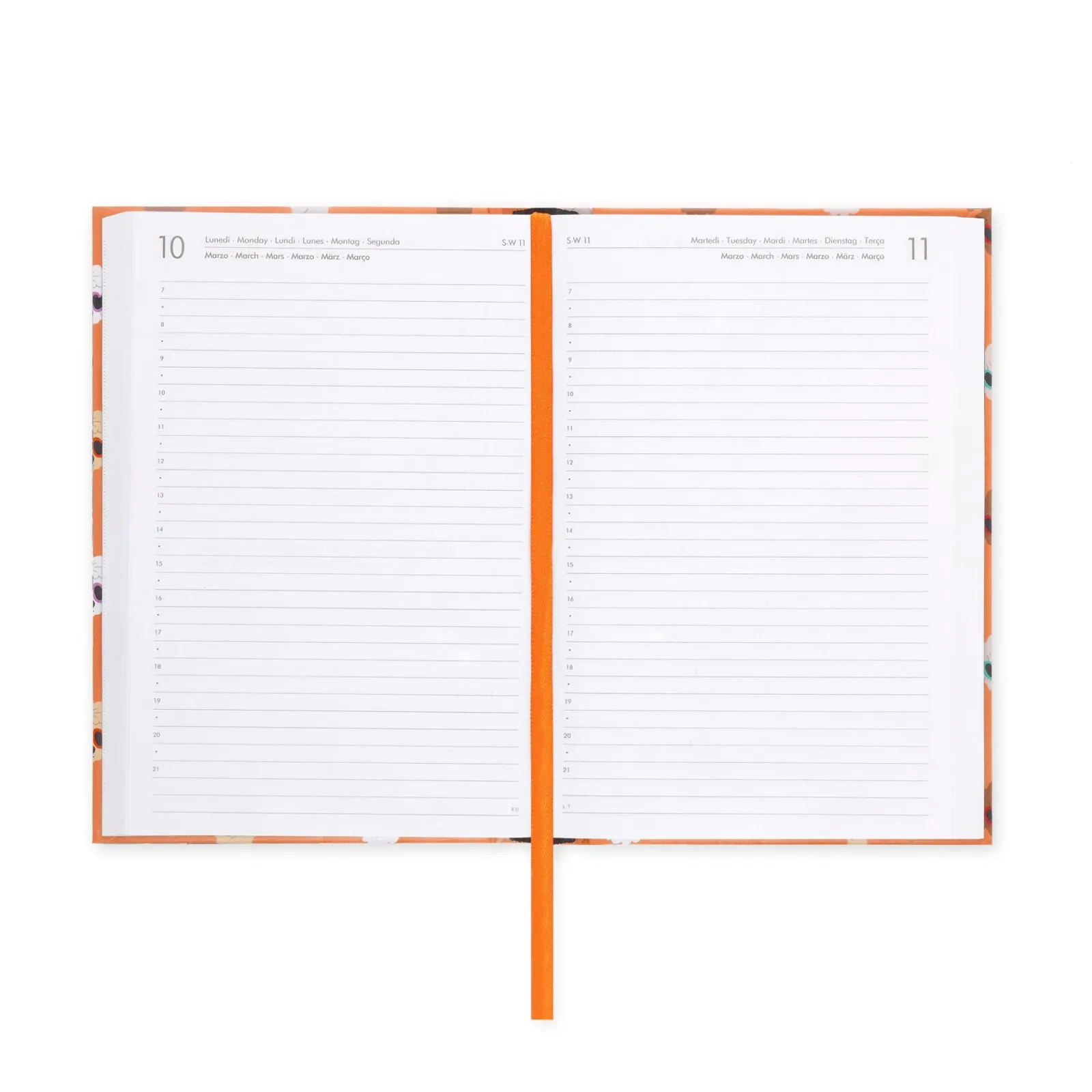 Legami Agenda 24/25 Diária Média - Apricot Dogs