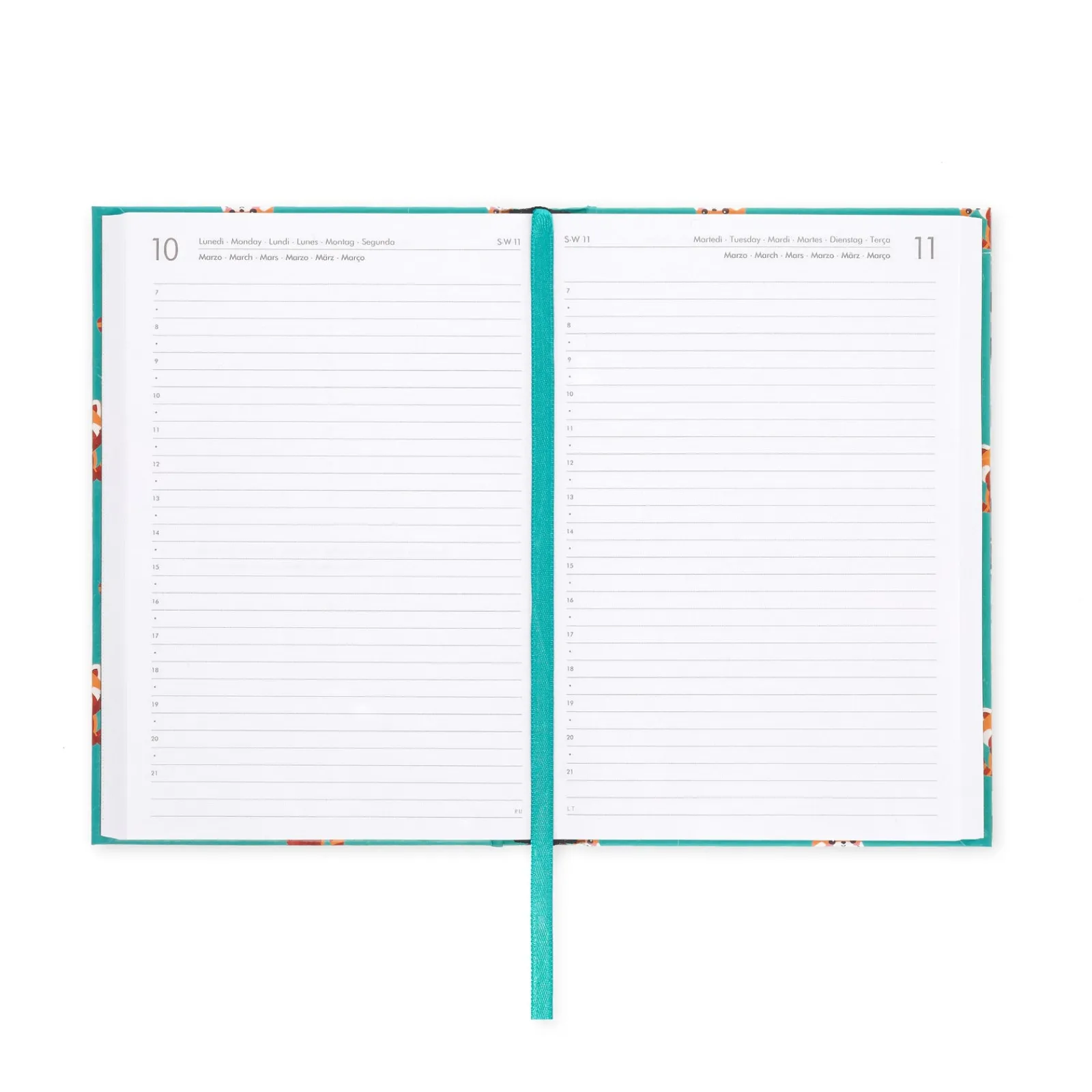 Hot Legami Agenda 24/25 Diária Média - Red Panda