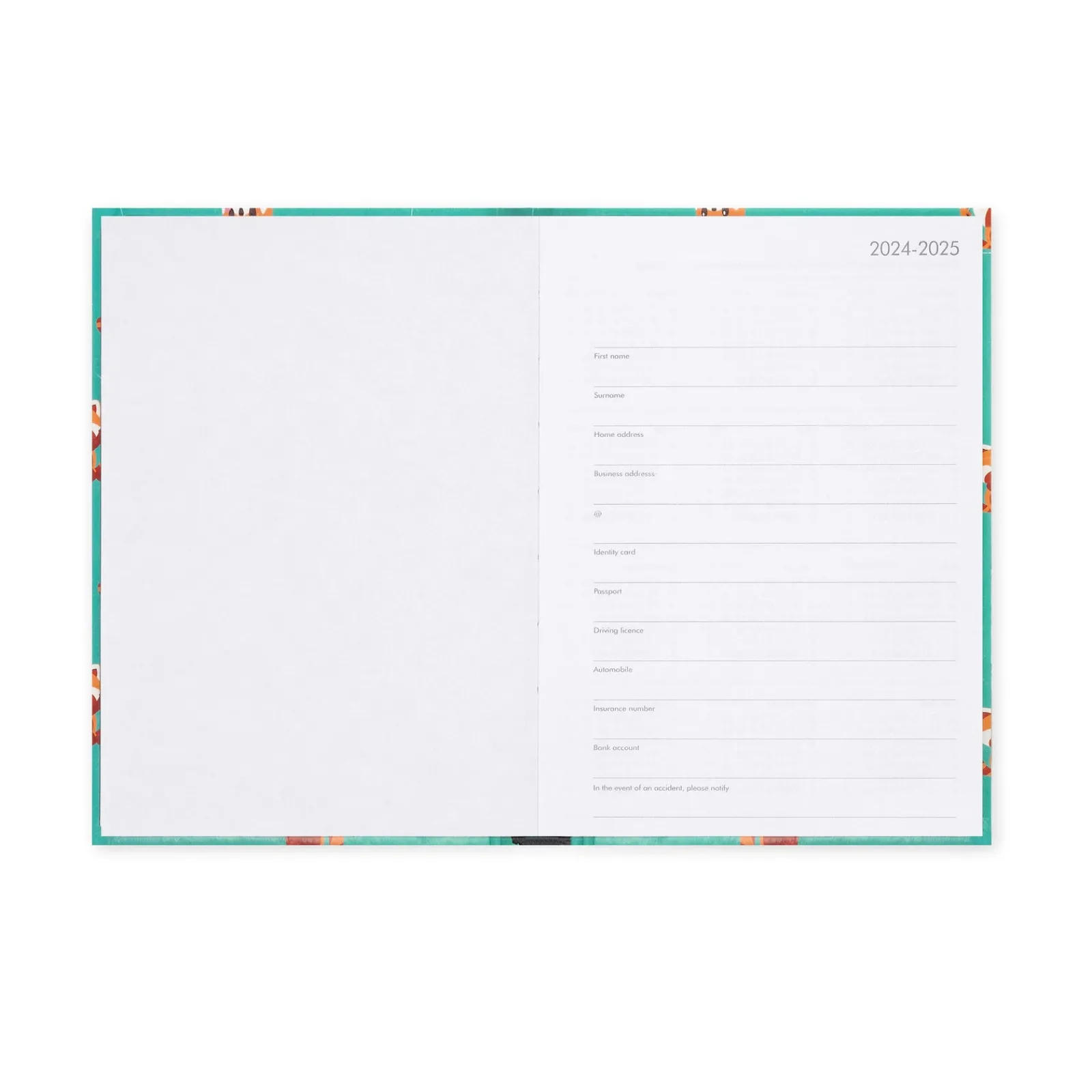 Hot Legami Agenda 24/25 Diária Média - Red Panda