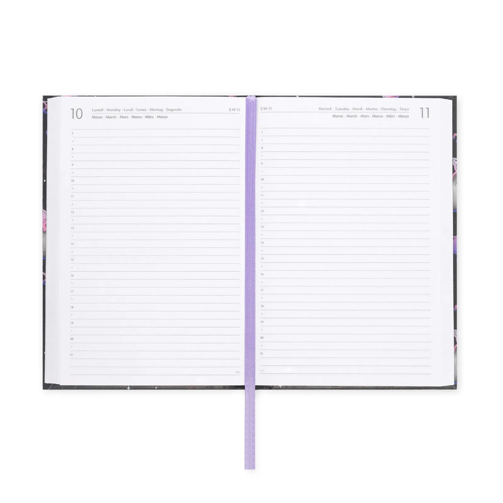 Discount Legami Agenda 24/25 Diária Média - Space Kitty