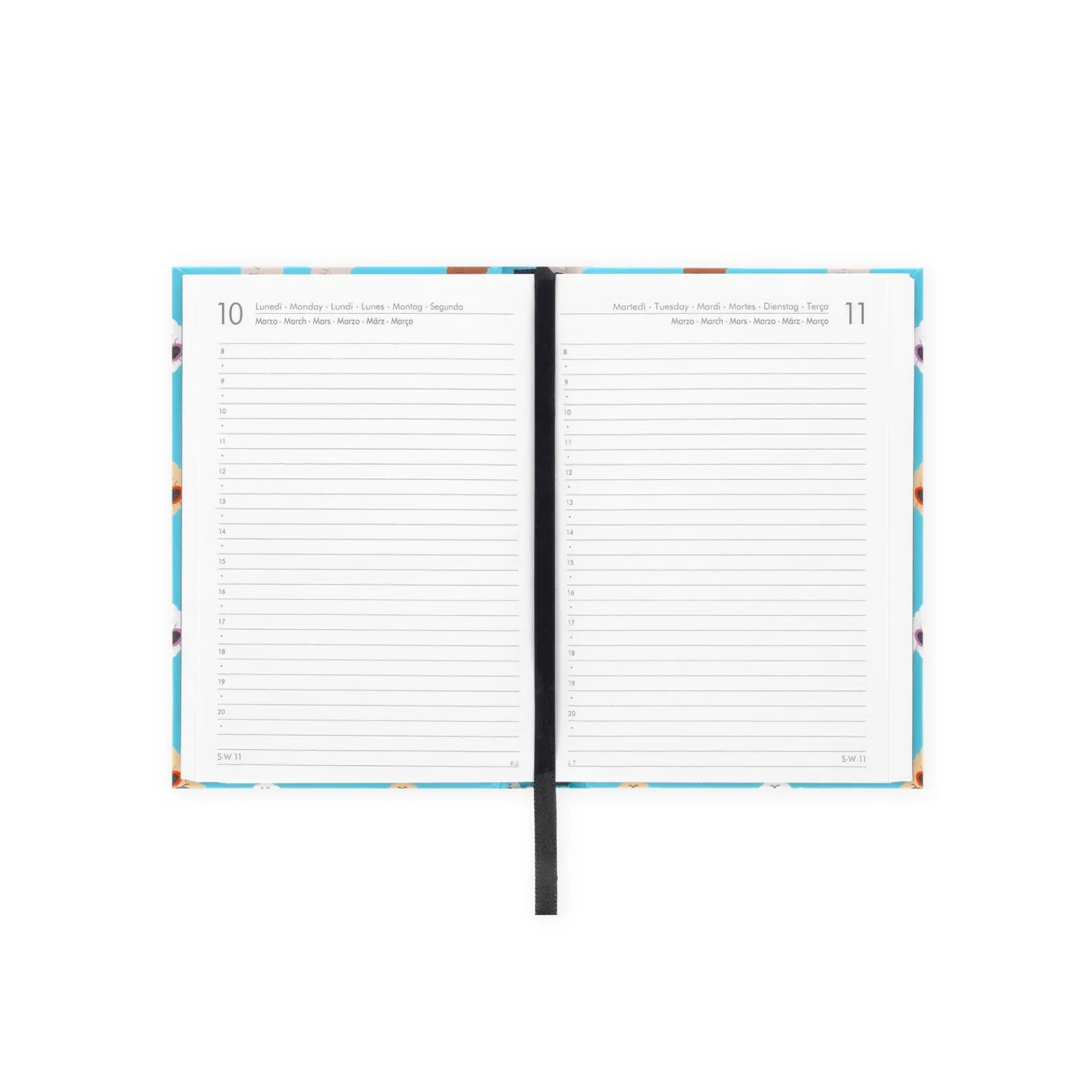 Clearance Legami Agenda 2025 Diária Pequena - Sky Blue Dogs