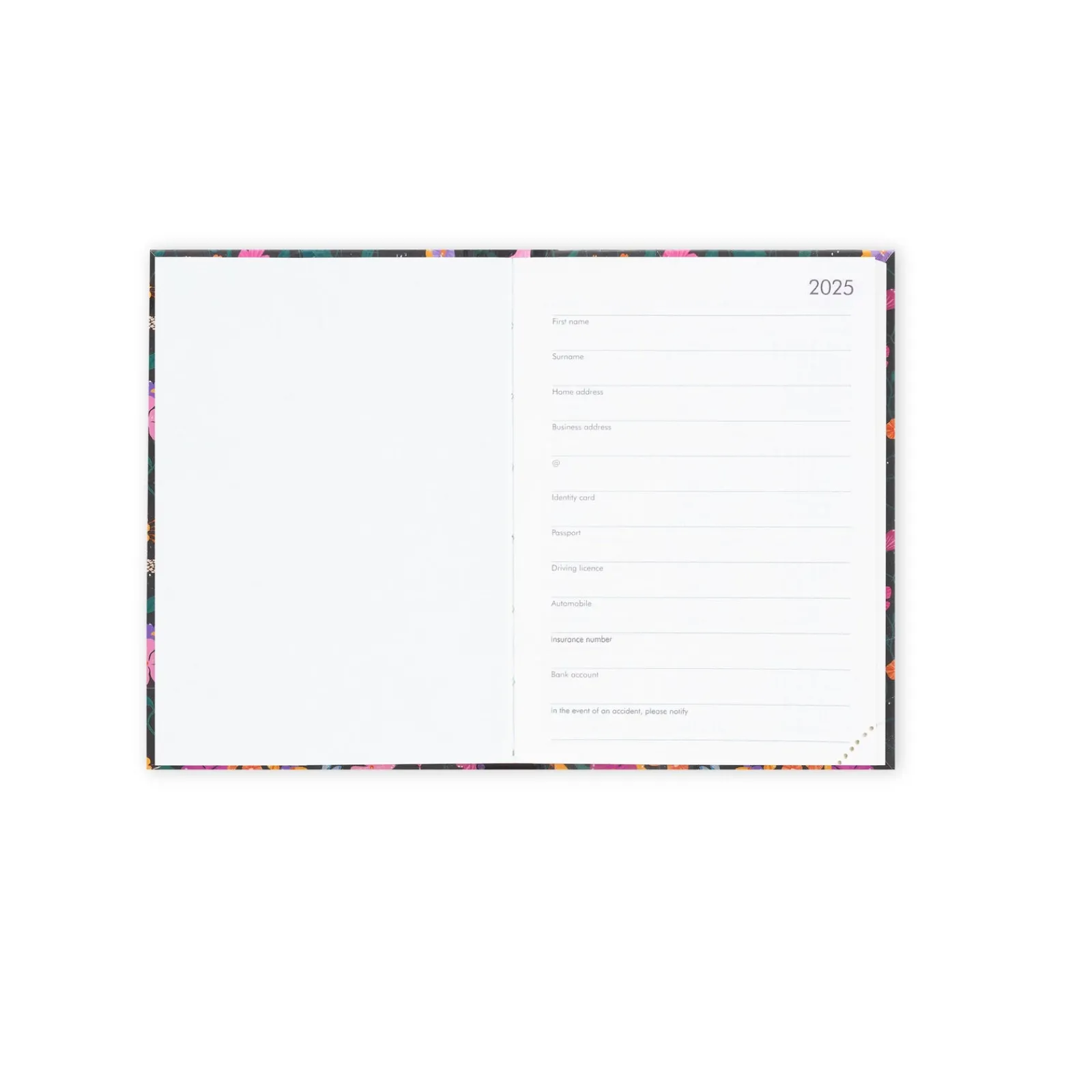 Legami Agenda 2025 Diária Pequena - Wildflowers