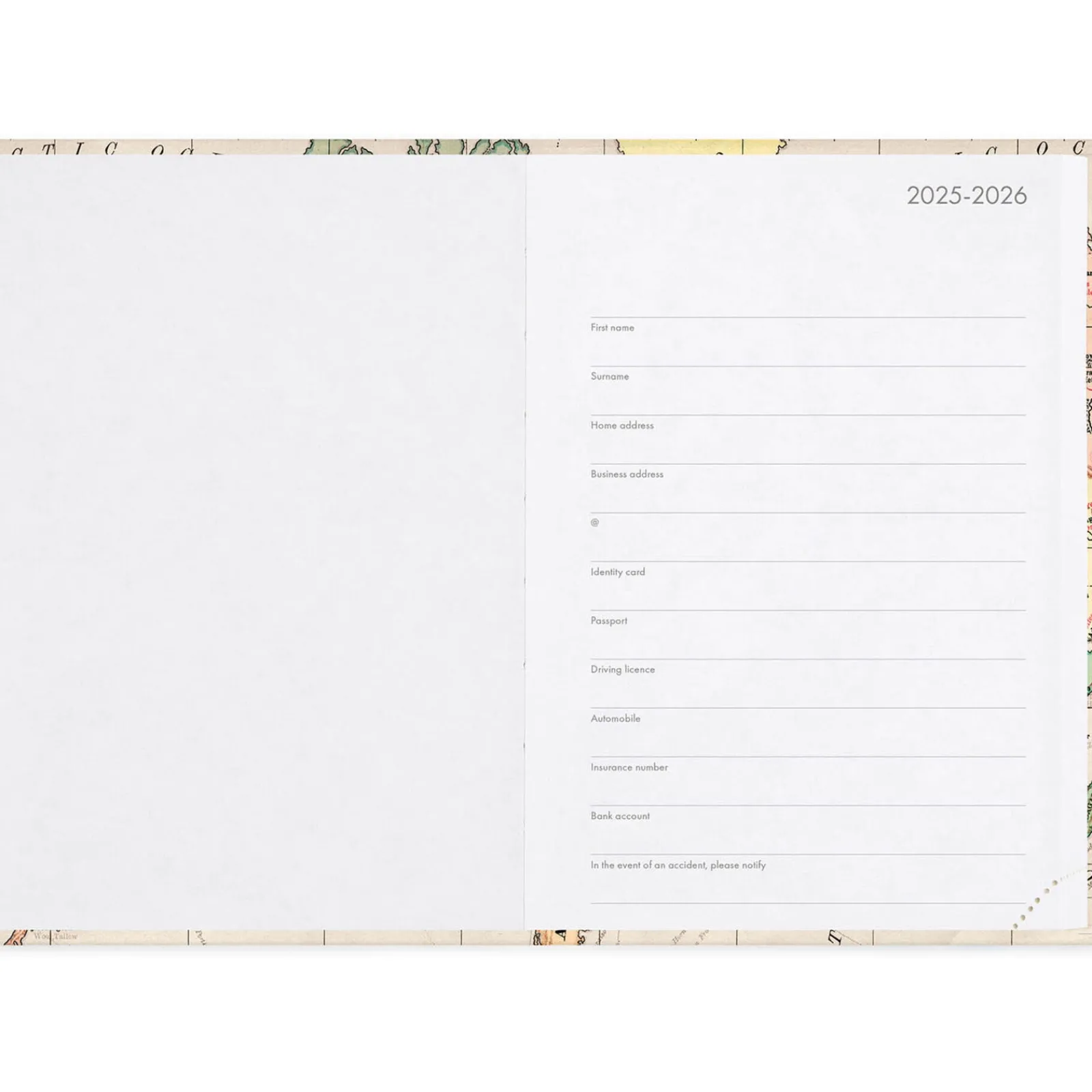 New Legami Agenda 16 Meses 25-26 Médio - Viagem