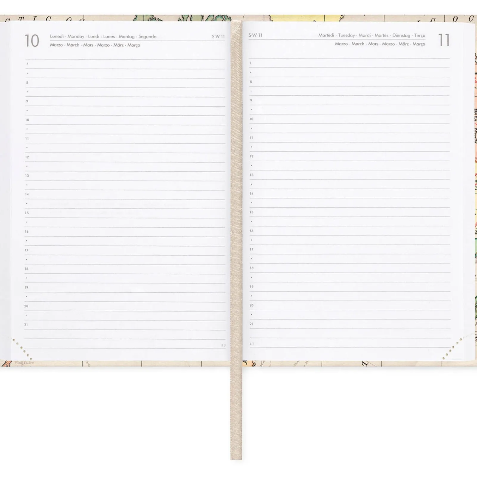 New Legami Agenda 16 Meses 25-26 Médio - Viagem