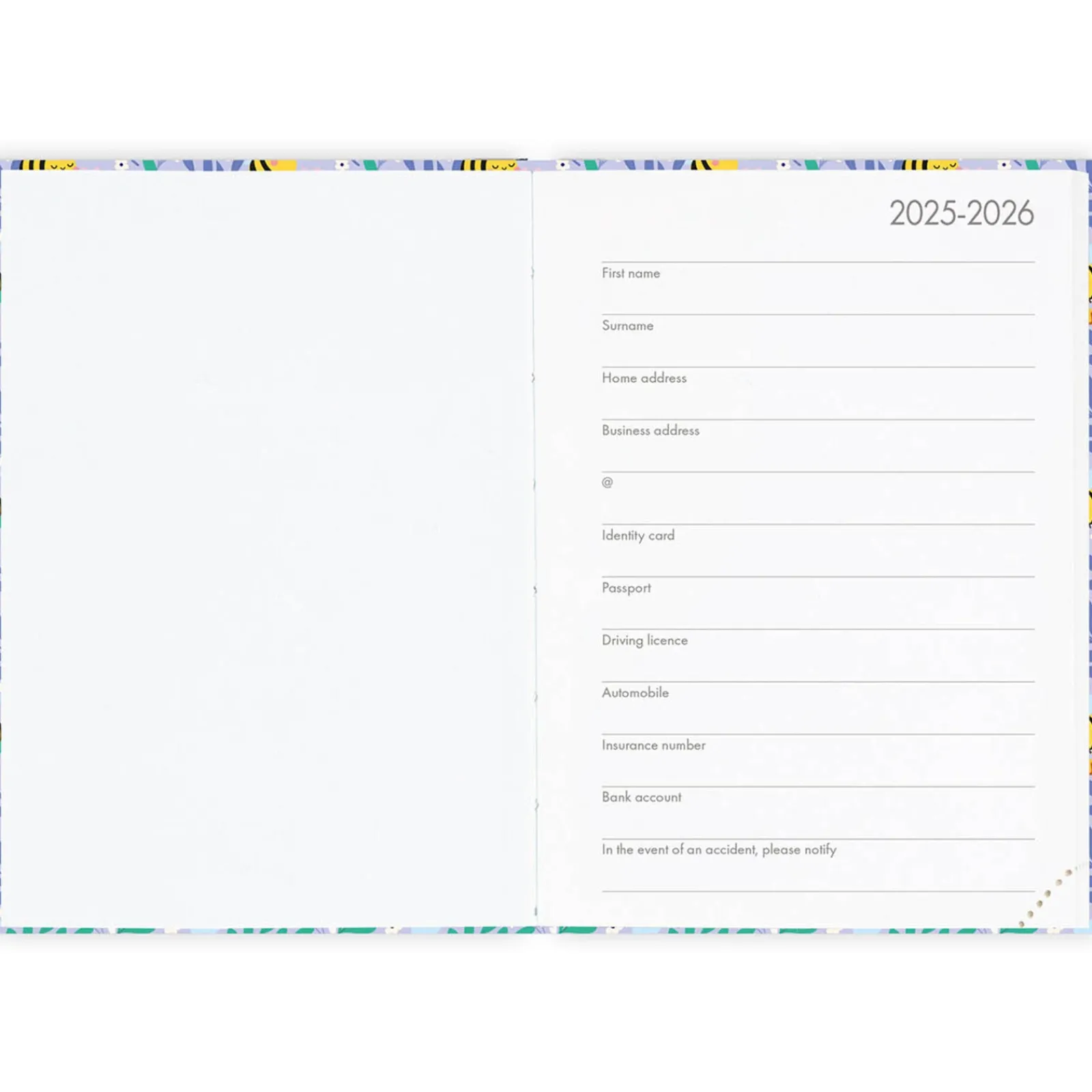 Sale Legami Agenda 16 Meses 25-26 Pequeno - Abelha