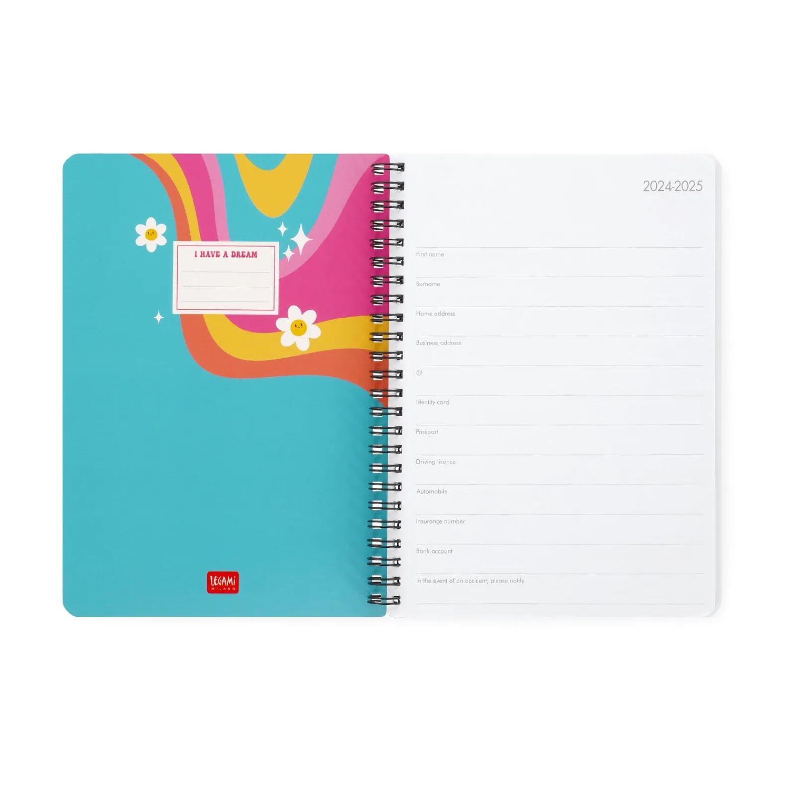 Legami Agenda 2025 Semanal Grande Espiral - Daisy