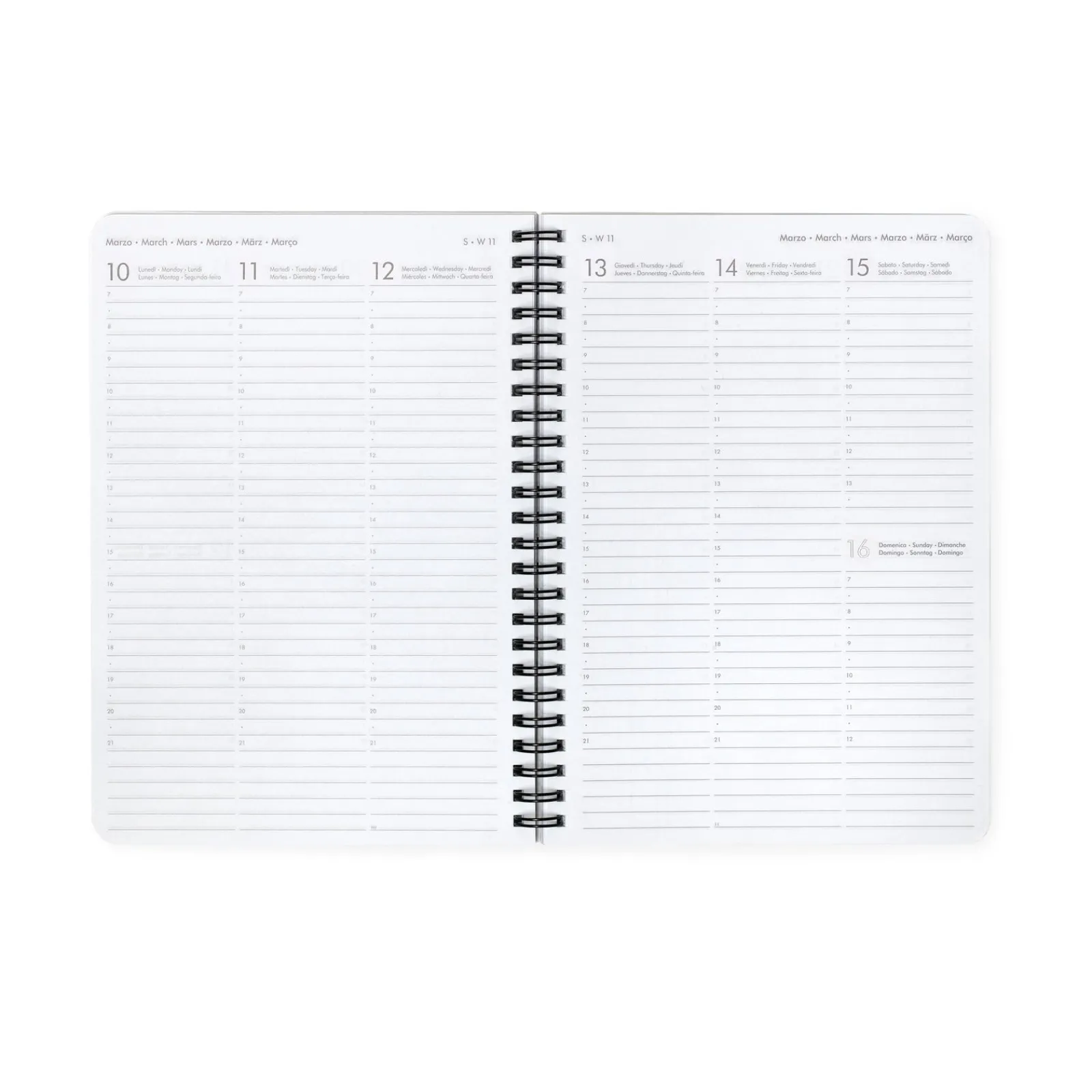 New Legami Agenda 2025 Semanal Grande Espiral - Travel