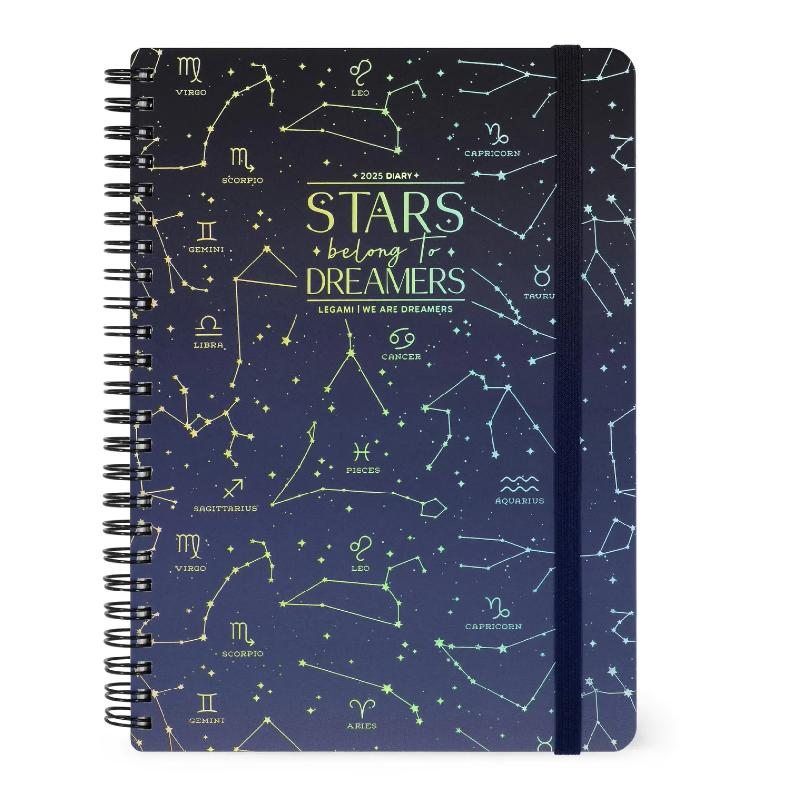 Hot Legami Agenda 2025 Semanal Granded Espaço - Stars