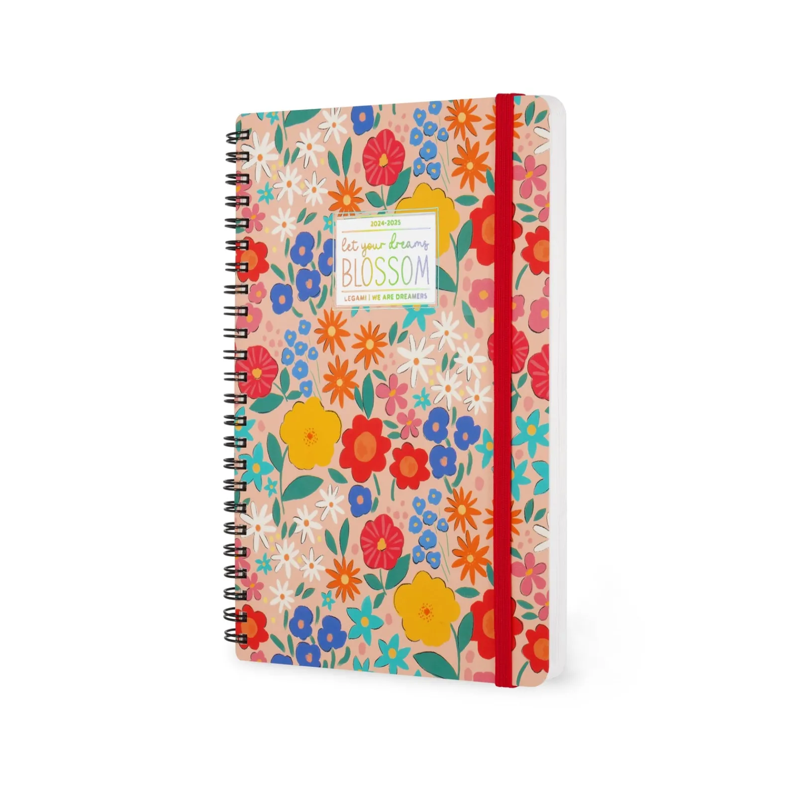 Outlet Legami Agenda 24/25 Semanal Média Espiral - Flowers