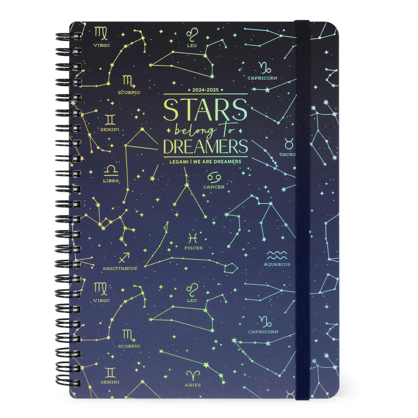 Hot Legami Agenda 24/25 Semanal Média Espiral - Stars