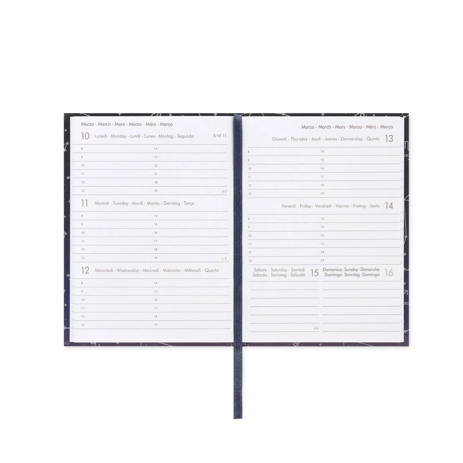 Legami Agenda 2025 Semanal Mini - Stars