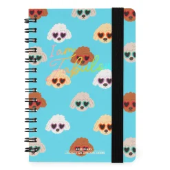 Clearance Legami Agenda 2025 Semanal Pequena Espiral - Sky Blue Dogs