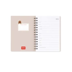 Clearance Legami Agenda 2025 Semanal Pequena Espiral - Sky Blue Dogs