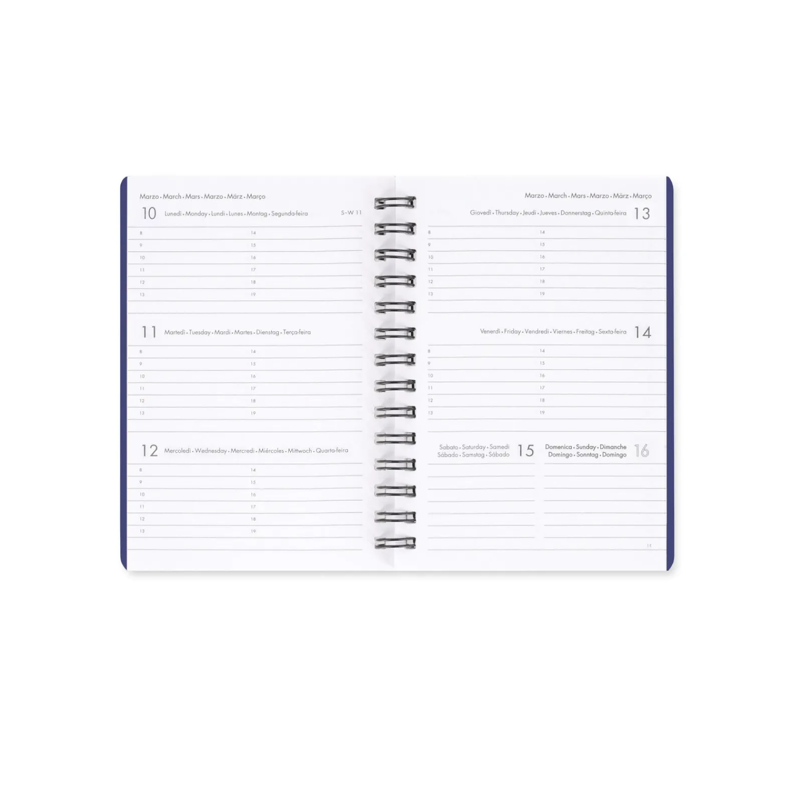 Legami Agenda 2025 Semanal Pequena Espiral - Stars