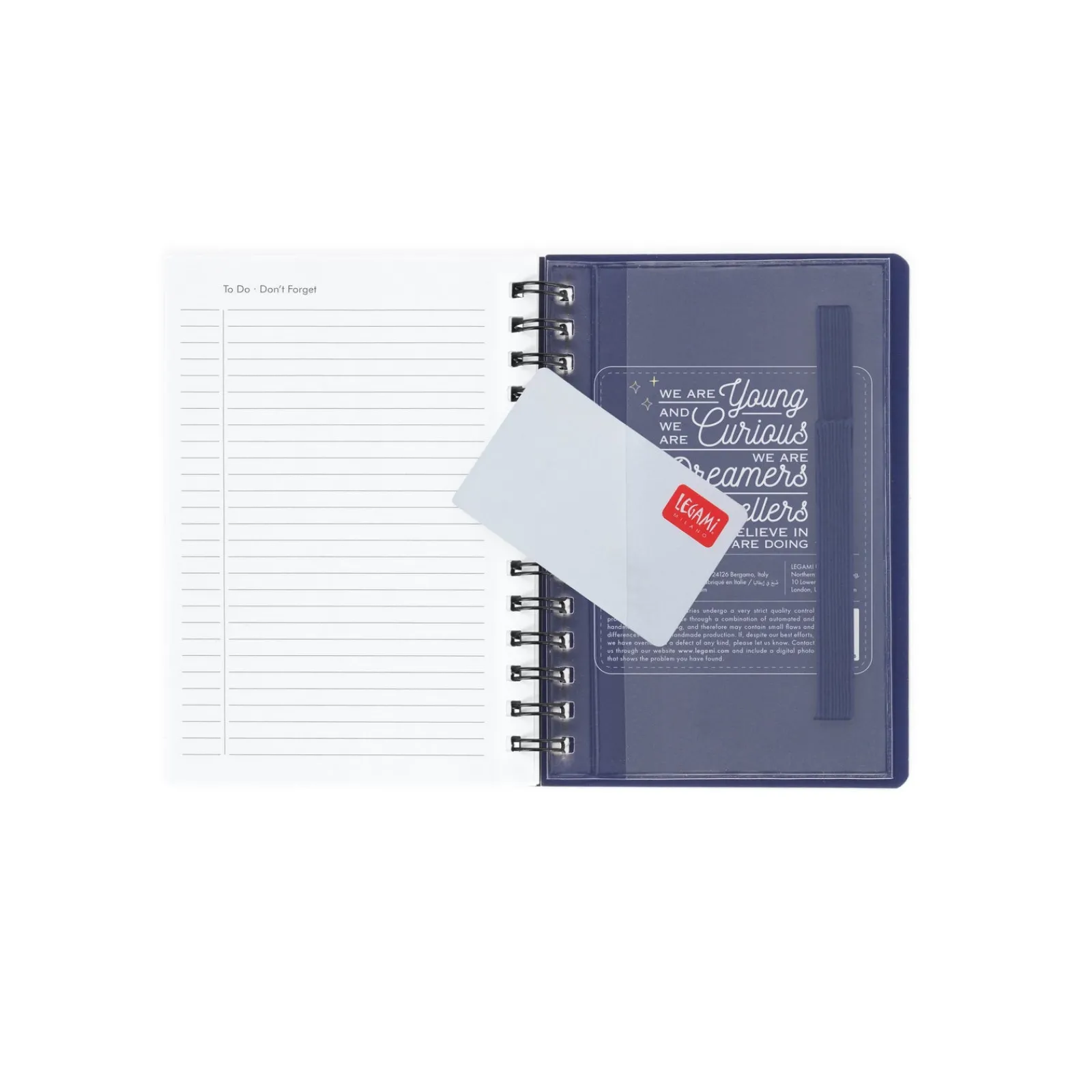 Legami Agenda 2025 Semanal Pequena Espiral - Stars