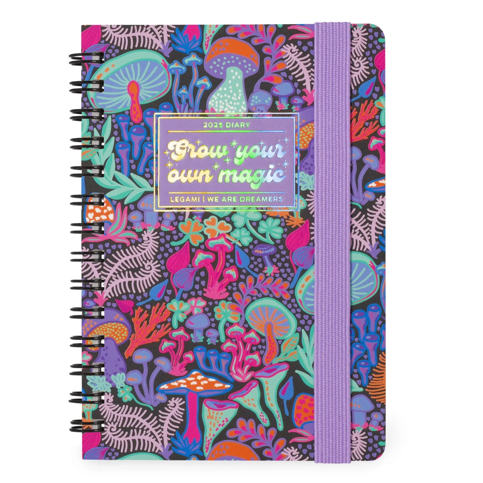 Legami Agenda 2025 Semanal Pequena Espiral - Mushroom
