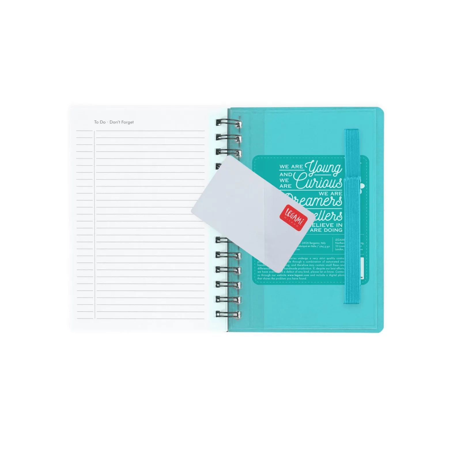 New Legami Agenda 2025 Semanal Pequena Espiral - Daisy