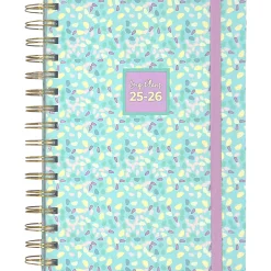 Online Note! Agenda A5 2026 Espiral 16M Semanal Flowers