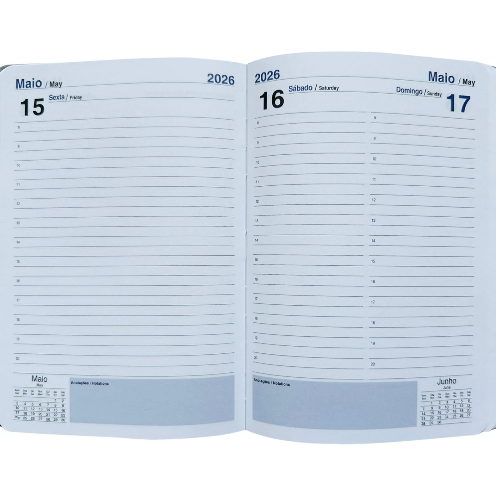 Note! Agenda A5 Basic Vert (artigo sortido)