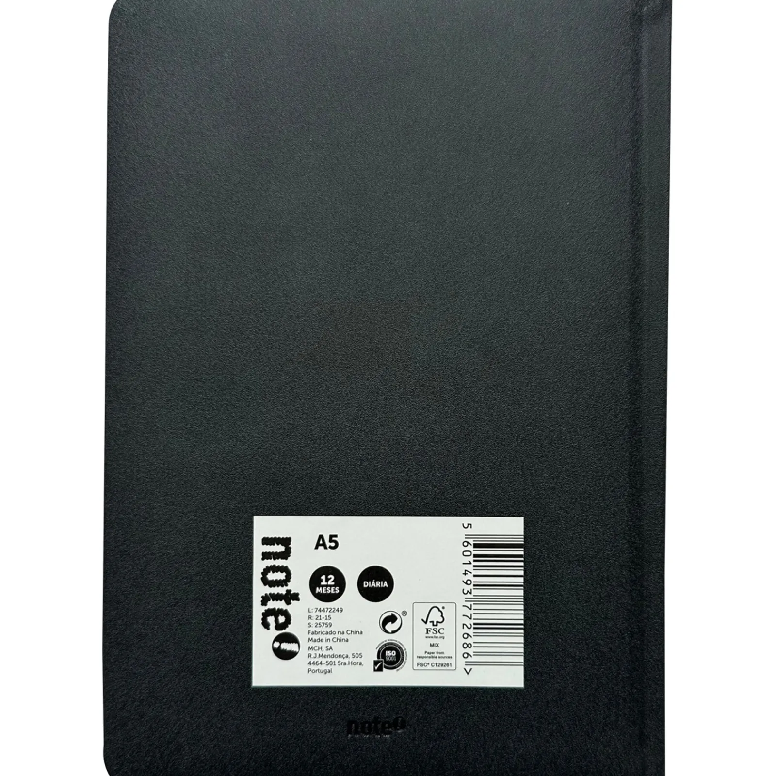 Note! Agenda A5 Basic Vert (artigo sortido)