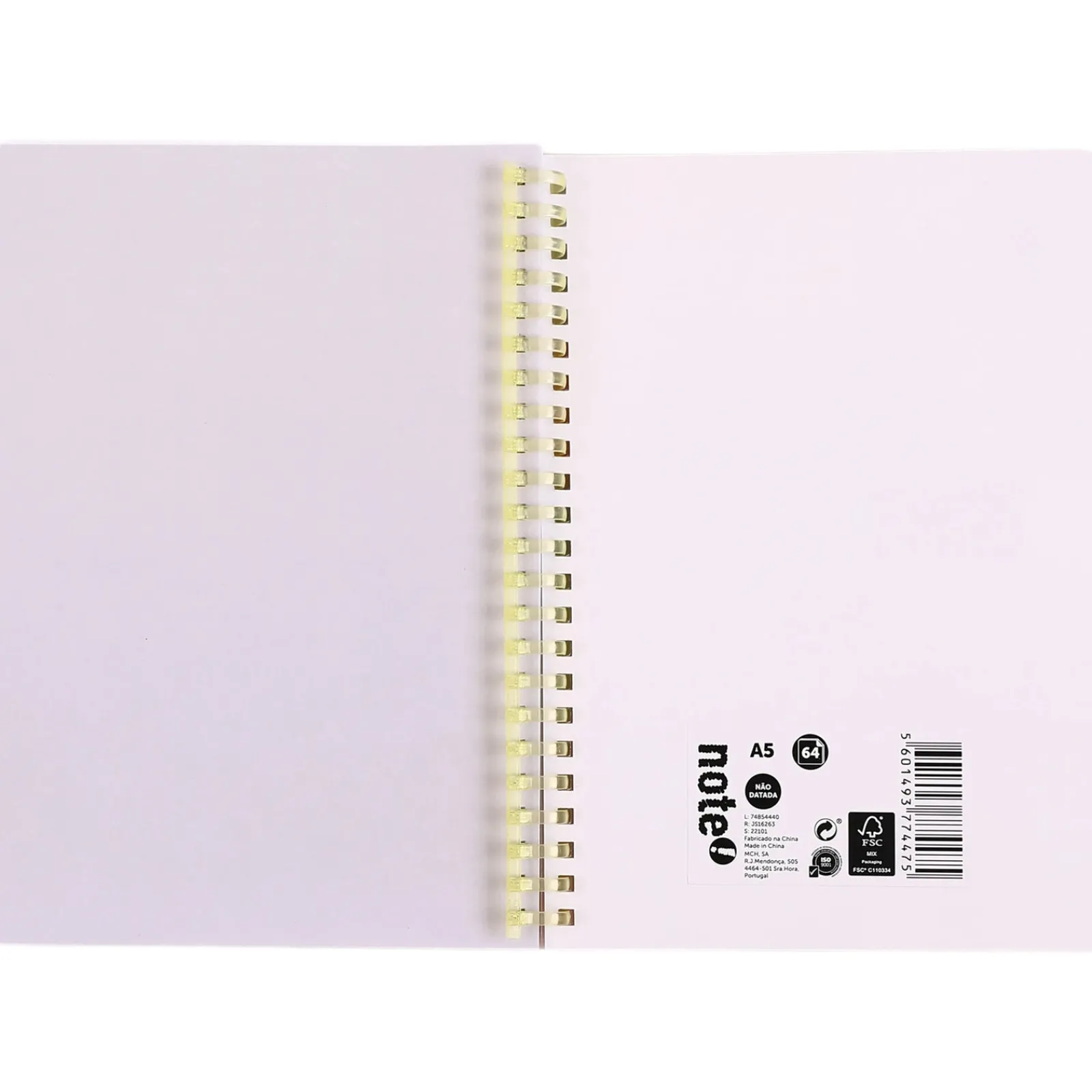 Note! Agenda A5 Não Datada Energy