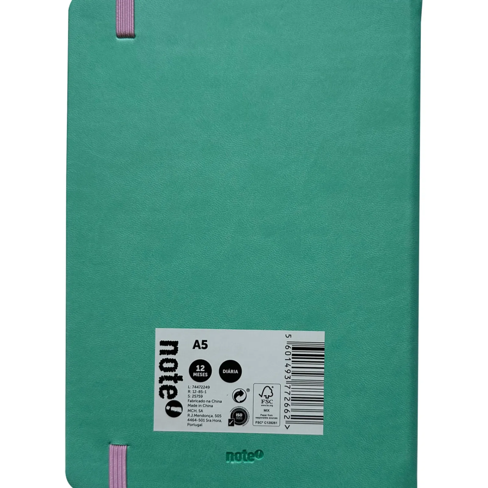 Note! Agenda A5 Pastel com Elástico (artigo sortido)