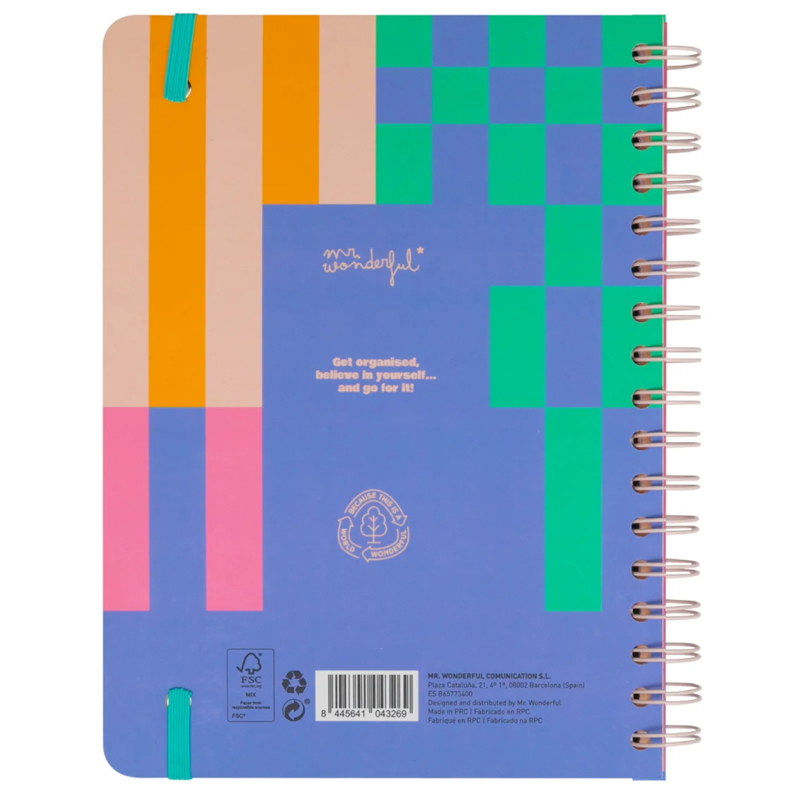 Mr. Wonderful Agenda Basic 24/25 Semanal Grande - Small Steps