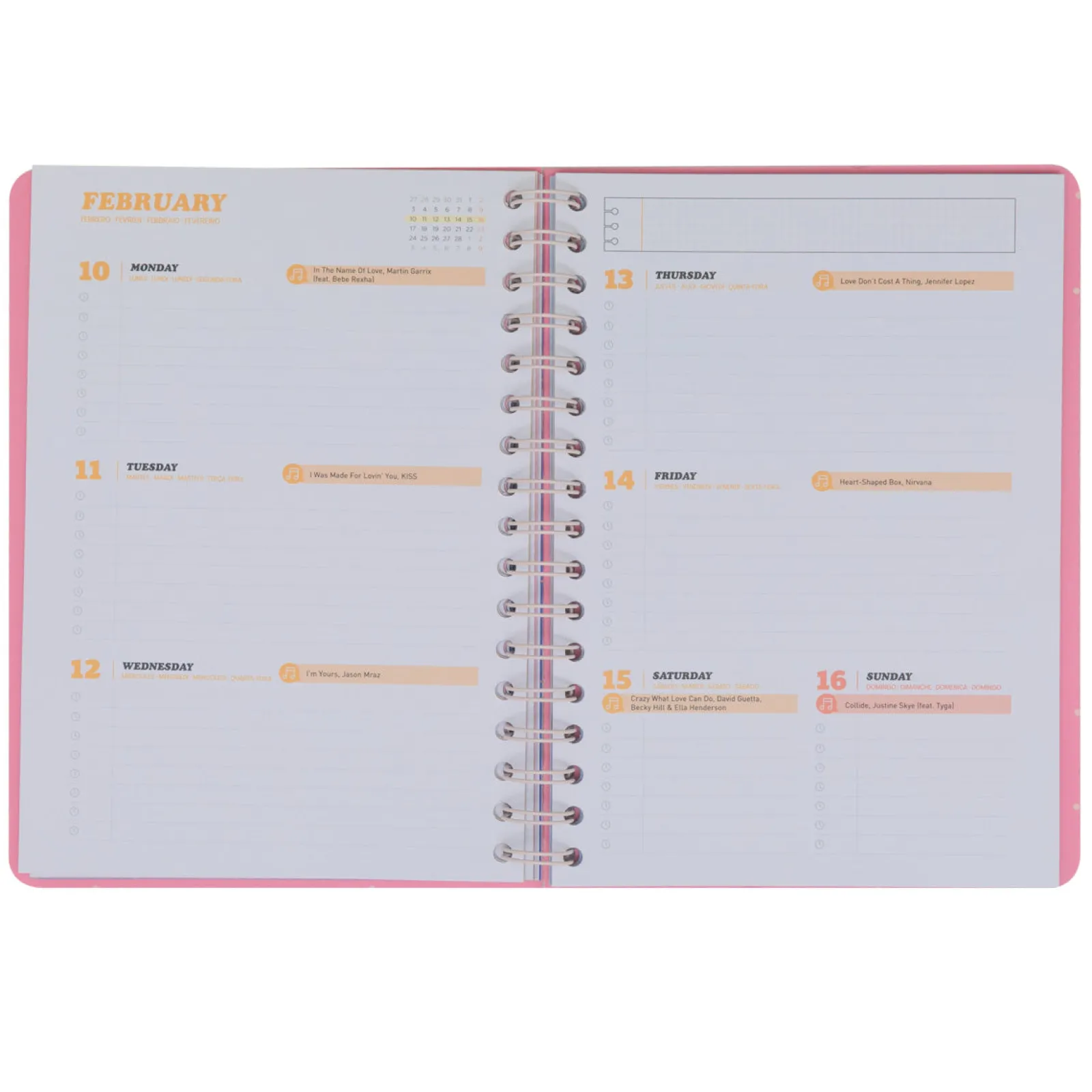 Mr. Wonderful Agenda Basic 24/25 Semanal Grande - Small Steps