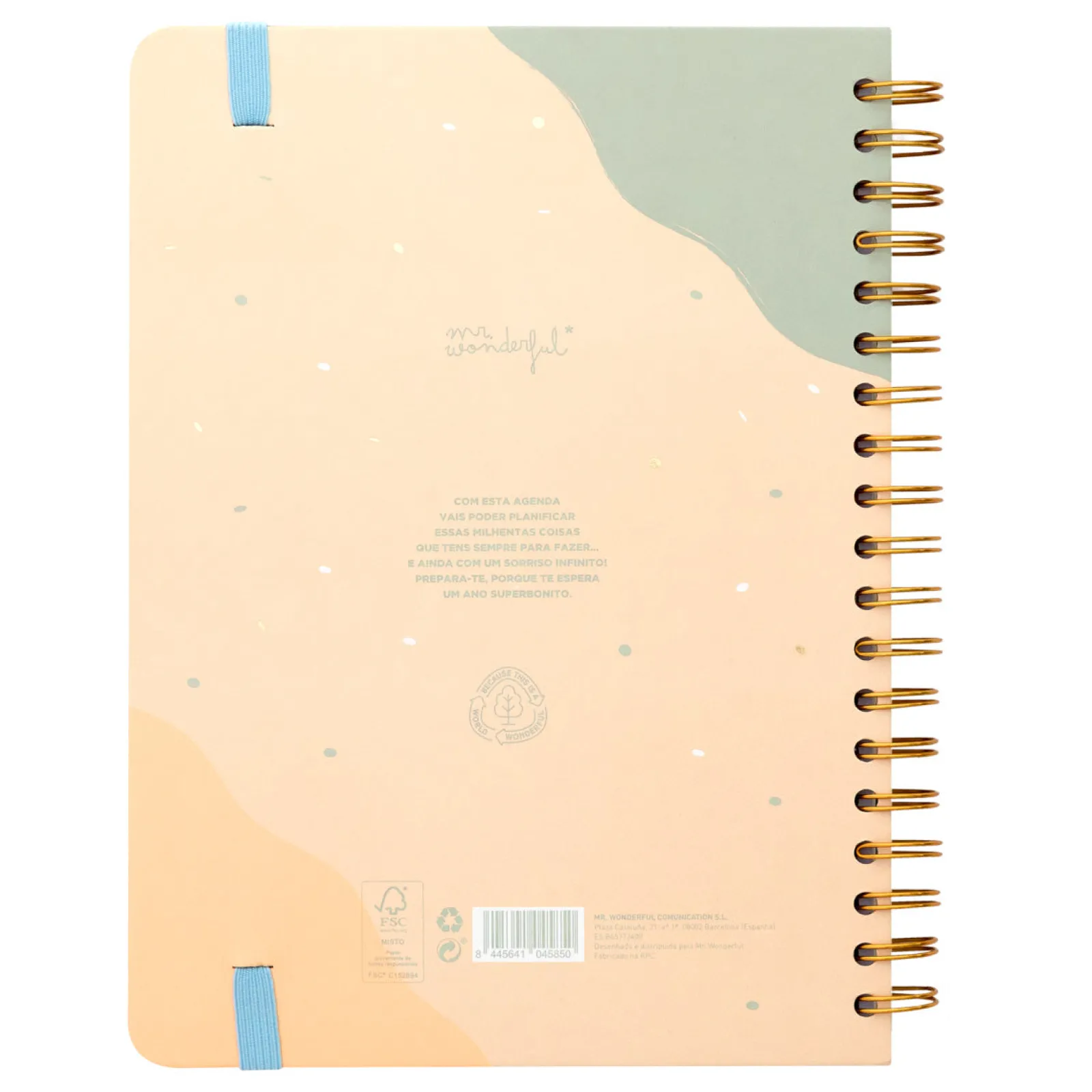 Outlet Mr. Wonderful Agenda Office 24/25 Semanal Extra Grande - Sonha em Grande e Disfruta em Gigante