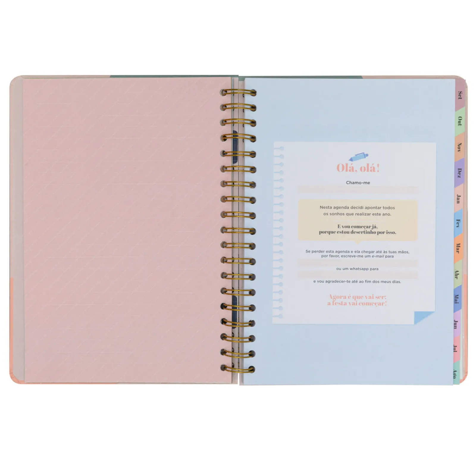 Outlet Mr. Wonderful Agenda Office 24/25 Semanal Extra Grande - Sonha em Grande e Disfruta em Gigante