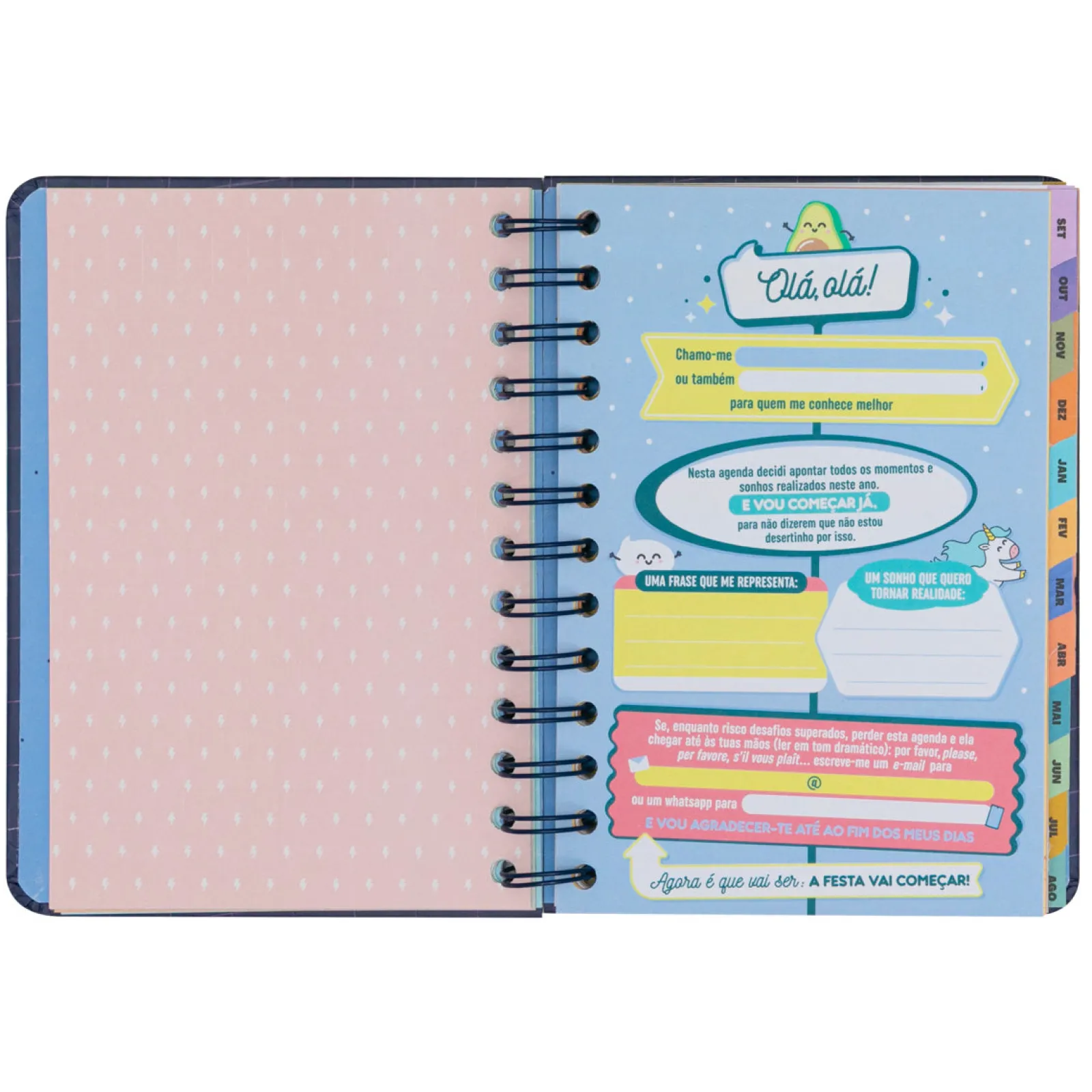 Clearance Mr. Wonderful Agenda Wonder 24/25 Semanal Pequena - Planos que Prometem e Sonhos que Acontecem