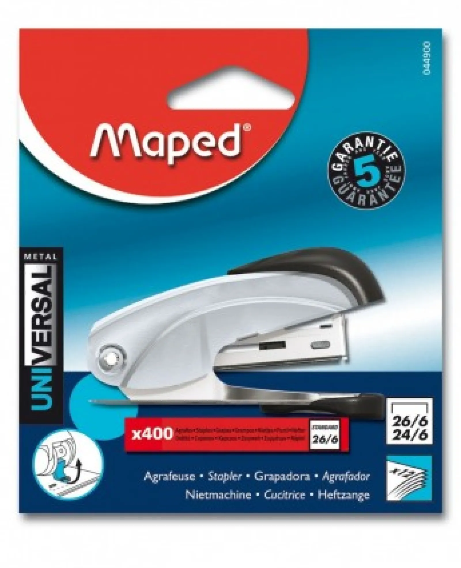 Hot Maped Agrafador Universal Mini com 400 Agrafos