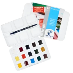 Talens Van Gogh Aguarela Em Pastilha 12 unidades