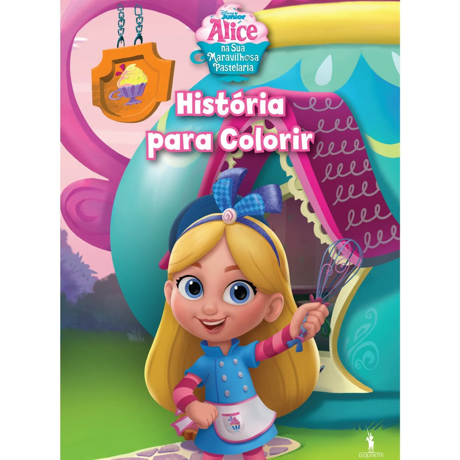 Best Dom Quixote Alice na sua Maravilhosa Pastelaria - História para Colorir