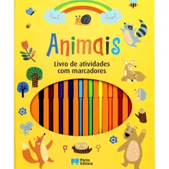 Porto Editora Animais - Livro de Atividades com Marcadores
